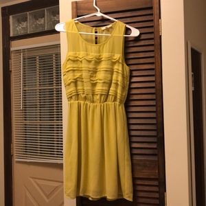 Yellow summer dress